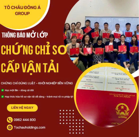 Đào tạo cấp chứng chỉ sơ cấp vận tải ại Lào Cai