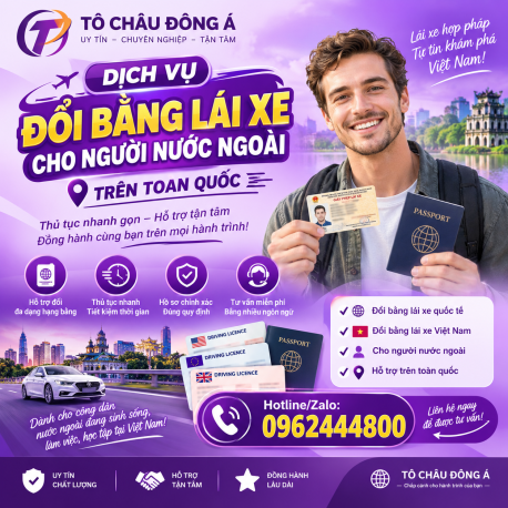 Dịch Vụ Đổi Bằng Lái Xe Cho Người Nước Ngoài Tại Tây Ninh