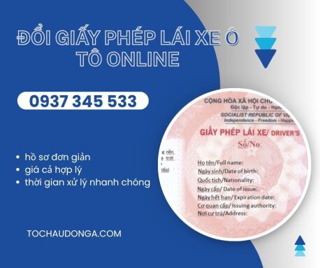 Dịch Vụ Đổi Bằng Lái Xe Online Tô Châu Đông Á Tại Hưng Yên