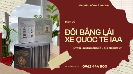 Dịch Vụ Đổi Bằng Lái Xe Quốc Tế IAA Tại An Giang Trọn Gói
