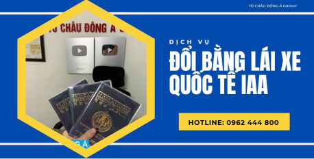 Dịch vụ đổi bằng lái xe quốc tế IAA uy tín số 1 tại Hồ Chí Minh