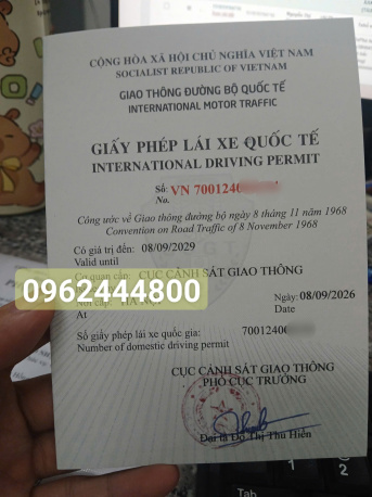 Dịch Vụ Đổi Bằng Lái Xe Quốc Tế IDP Tại Tuyên Quang