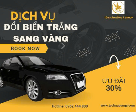 Dịch vụ đổi biển trắng sang vàng trọn gói tại Thanh Hóa
