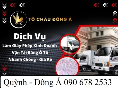 Dịch vụ giải quyết nhanh giấy phép kinh doanh vận tải ở Bình Dương