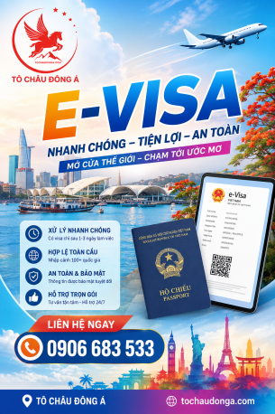 Dịch vụ làm Evisa nhanh chóng ở Hồ Chí Minh