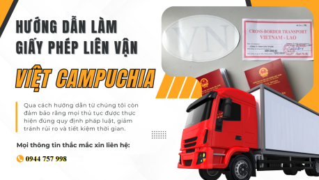 Dịch vụ làm giấy phép liên vận Việt - Campuchia tại Tây Ninh