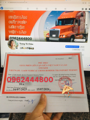 Dịch vụ làm giấy phép liên vận Việt Lào ở Quảng Trị