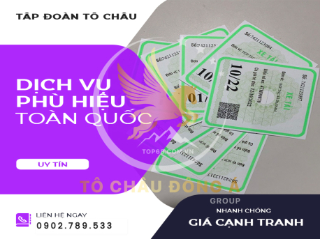 Dịch vụ làm phù hiệu xe tại Cần Thơ: Nhanh chóng, uy tín cùng Tô Châu Đông Á