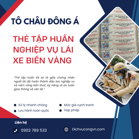 Dịch vụ làm thẻ nghiệp vụ tài xế tại Cần Thơ – nhanh gọn, rõ ràng, hợp pháp