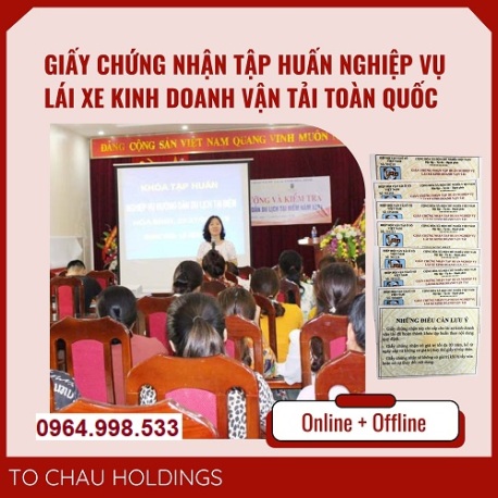 Dịch vụ làm thẻ tập huấn nghiệp vụ lái xe tại Lạng Sơn giá tốt