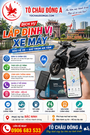 Dịch vụ lắp định vị xe máy nhanh và uy tín ở Bắc Ninh