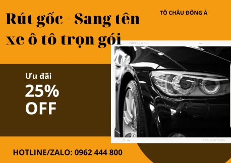 Dịch Vụ Rút Hồ Sơ Gốc Sang Tên Xe Ô Tô Trọn Gói Tại Đà Nẵng Nhanh Chóng, Uy Tín