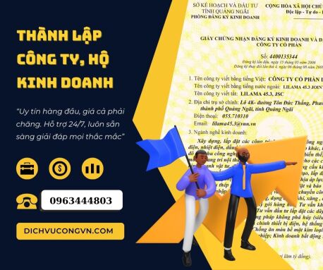 Dịch vụ Thành lập công ty online ở  Quảng Ninh đơn giản