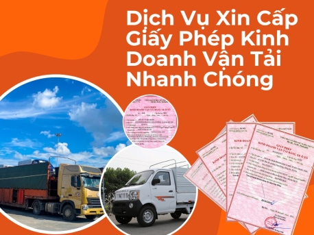 Dịch vụ xin giấy phép kinh doanh vận tải giá rẻ nhất Hồ Chí Minh chỉ 2999k 