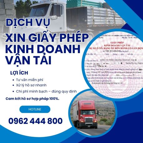 Dịch Vụ Xin Giấy Phép Kinh Doanh Vận Tải Trọn Gói Uy Tín Tại TP. Hồ Chí Minh