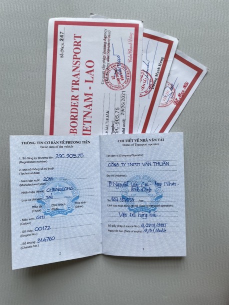 Dịch vụ xin giấy phép liên vận việt Lào nhanh nhất 