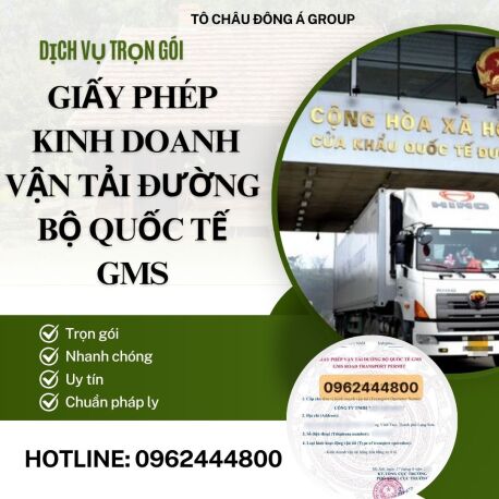 Dịch Vụ Xin Giấy Phép Vận Tải Quốc Tế GMS Trọn Gói Tại Hải Phòng