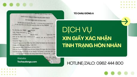 Dịch vụ xin giấy xác nhận tình trạng hôn nhân tại Thanh Hóa