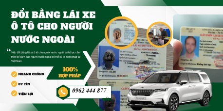 Đổi bằng lái cho người nước ngoài ở Bắc Ninh