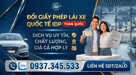 Đổi bằng lái quốc tế IDP tại Thanh Hóa nhanh chóng