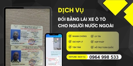 Đổi bằng lái xe cho người nước ngoài cực nhanh tại Bắc Ninh