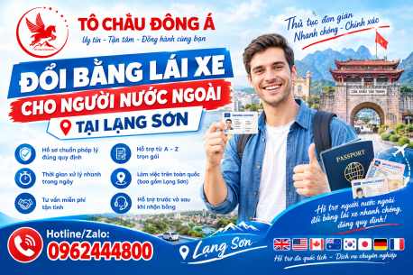 Đổi Bằng Lái Xe Cho Người Nước Ngoài Tại Lạng Sơn