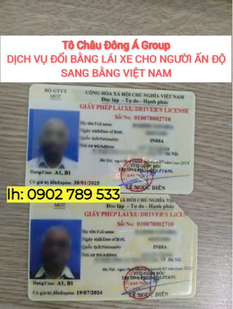 Đổi bằng lái xe ô tô cho người nước ngoài uy tín Đồng Nai