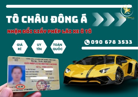 Đổi bằng lái xe ô tô giá rẻ ở Tân Phú, Hồ Chí Minh 