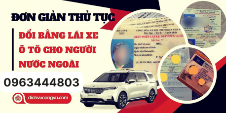 Đổi bằng lái xe ô tô quốc tế sang bằng lái xe Việt Nam tại  Đà Nẵng uy tín bảo đảm