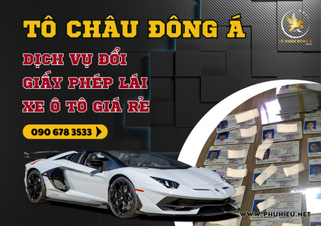 Đổi bằng lái xe ô tô siêu rẻ tại Hưng Yên