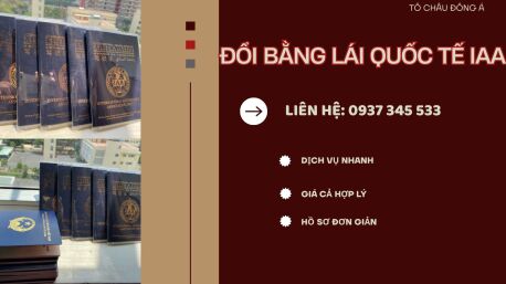 Đổi bằng lái xe quốc tế IAA tại Lâm Đồng nhanh chóng