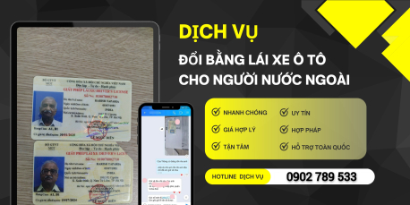 Đổi bằng lái xe Việt Nam cho người nước ngoài chất lượng số 1 Hồ Chí Minh