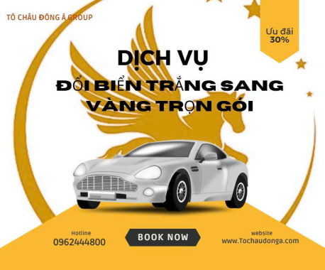 Đổi biển trắng sang vàng xe ô tô tại Hải Phòng |