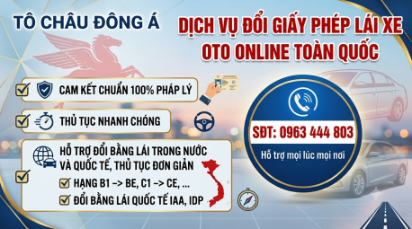 Đổi giấy phép lái xe ô tô hết hạn ở Đông Anh Hà Nội