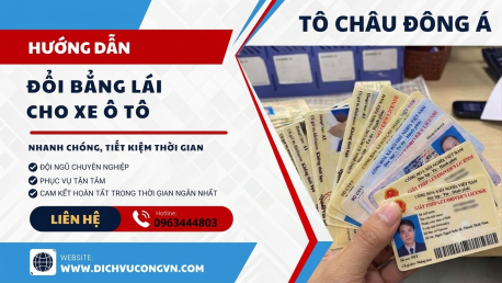 Đổi giấy phép lái xe oto đơn giản không phức tạp tại Thái Nguyên