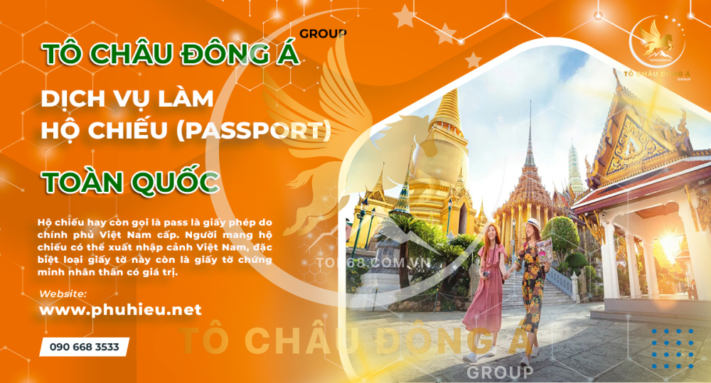 Tô Châu Đông á Group chuyên làm hộ chiếu online tại Vũng  tàu giá rẻ chỉ 800k