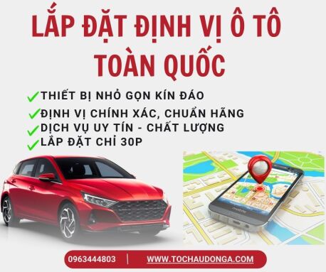 Gắn định vị GPS cho xe ô tô 5 chỗ ở Định Công Hà Nội