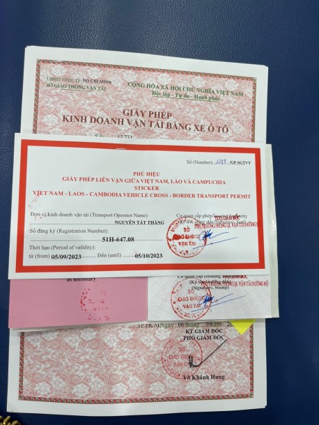 Giấy phép kinh doanh vận tải Bến Tre giá rẻ