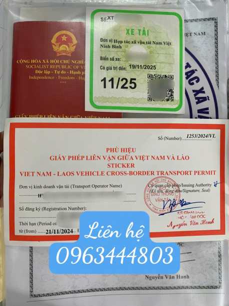 Giấy phép liên vận Việt Cam ở Bình Định uy tín nhanh chóng