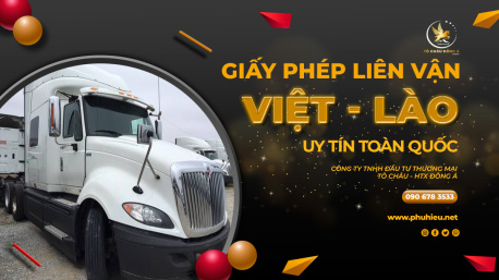Giấy phép liên vận Việt - Lào tại Phú Thọ giá ưu đãi khủng