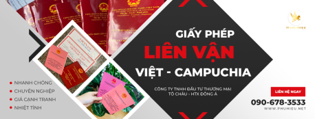 Giấy phép liên vận Việt Nam - Campuchia tại Bạc Liêu