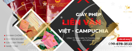 Giấy phép liên vận Việt Nam - Campuchia tại Bình Định nhanh chóng