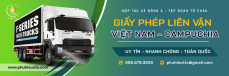 Giấy phép liên vận Việt Nam - Campuchia tại Hậu Giang