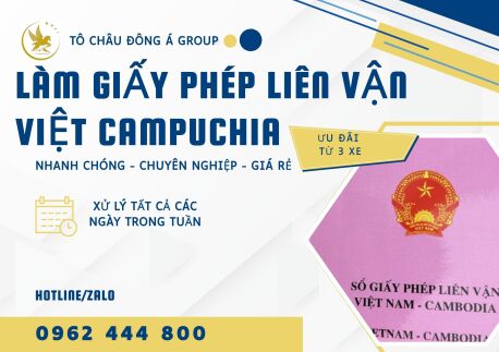 Giấy phép liên vận Việt Nam - Campuchia trọn gói tại Quảng Ninh
