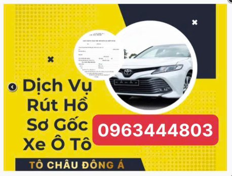 Hải Dương rút hồ sơ gốc xe ô tô uy tín đảm bảo. 