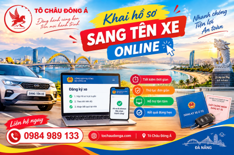 Hỗ trợ khai hồ sơ sang tên xe Online ở Đà Nẵng