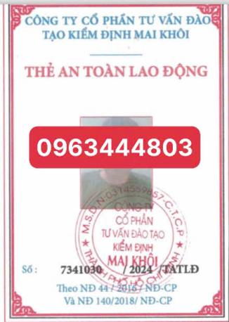 Hòa Bình cấp thẻ an toàn lao động online đơn giản, giá rẻ 