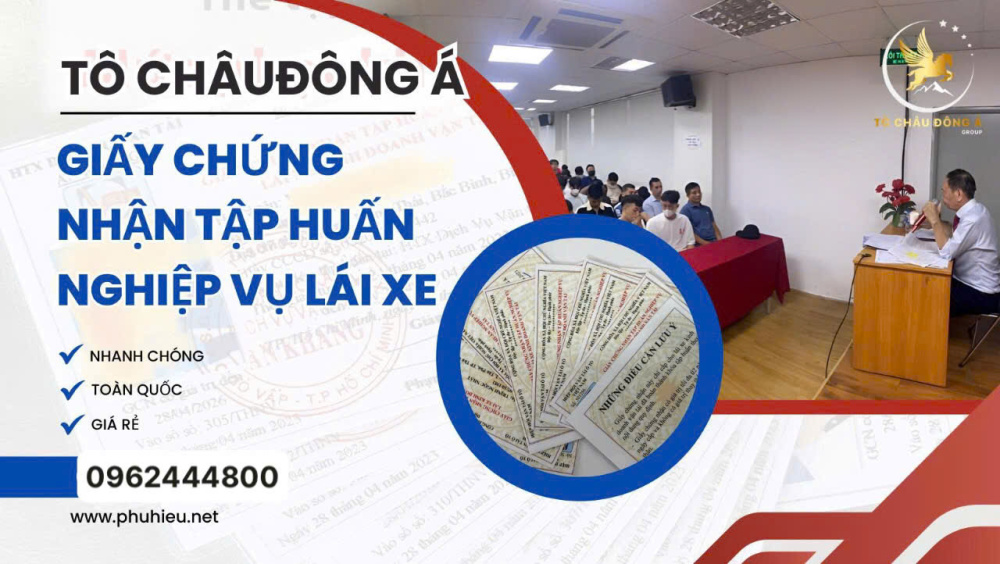 CẤP THẺ TẬP HUẤN NGHIỆP VỤ LÁI XE ONLINE NHANH NHẤT TẠI BẮC NINH