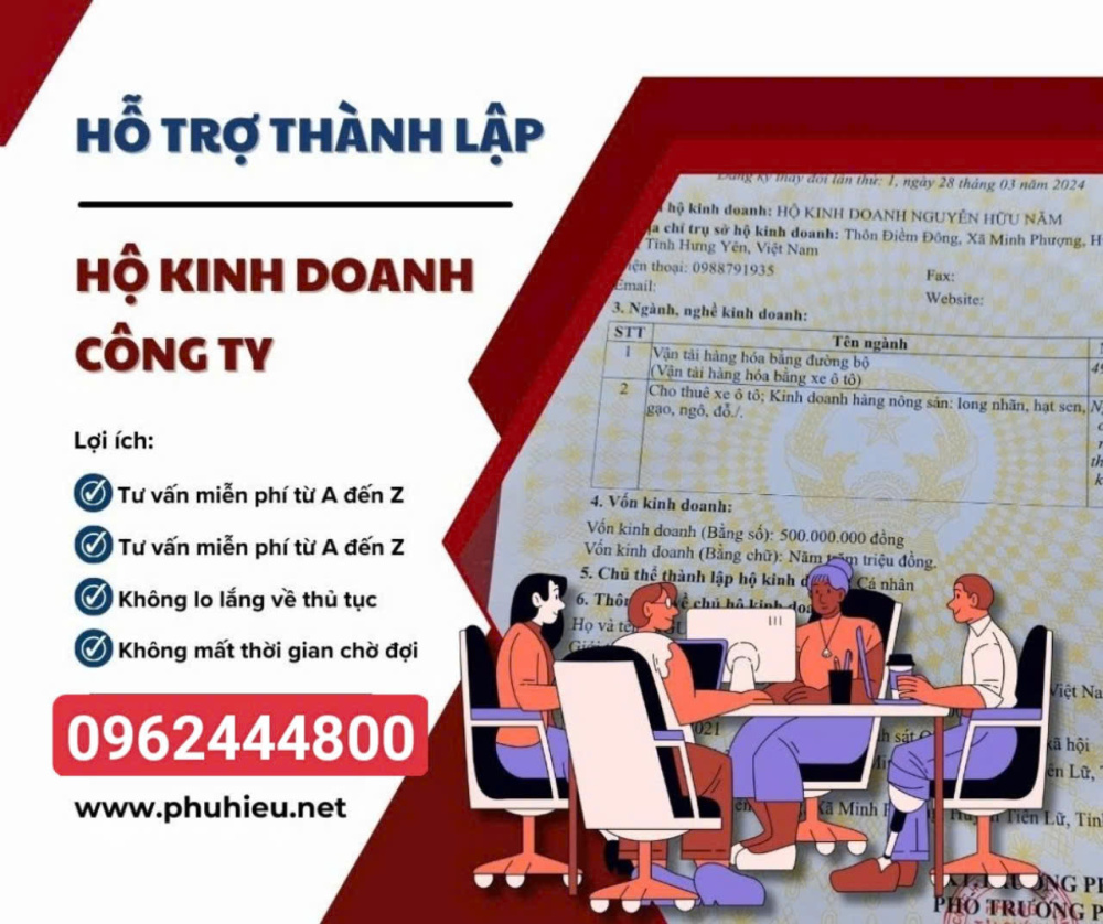 Địa điểm làm giấy phép thành lập doanh nghiệp uy tín tại Hòa Bình