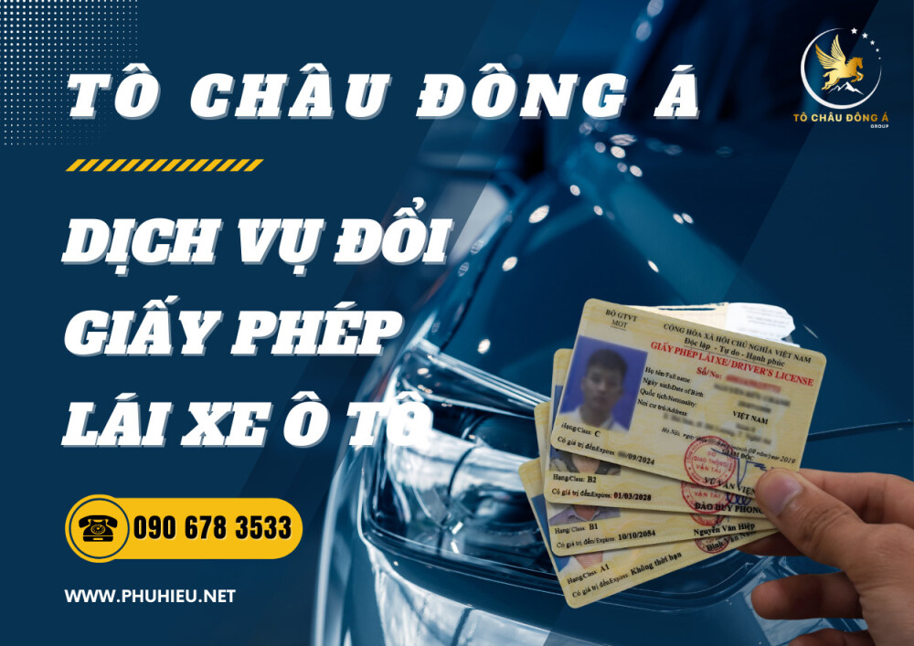 Dịch vụ đổi bằng lái ô tô giá sốc chỉ 399k tại Quảng Nam